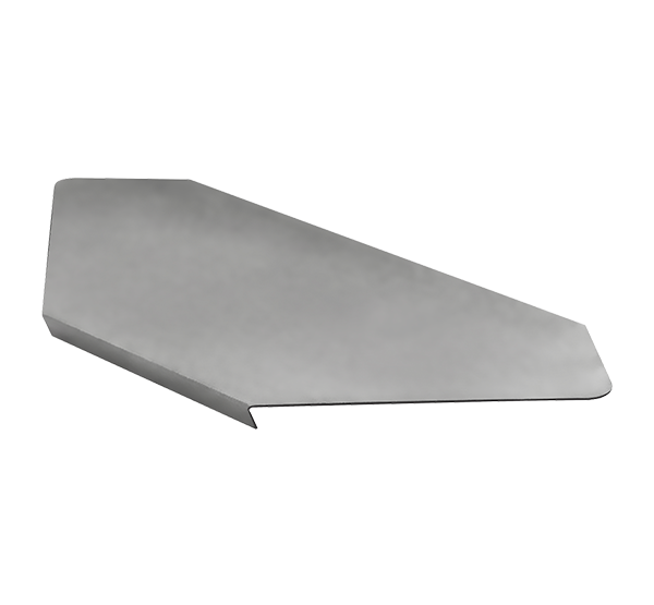 Крышка угла горизонтального 90' SKYG90*400*1,0 ZN