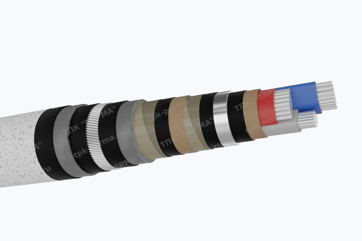 Фотография провода Кабель АСП2л 3х50 - 6кВ