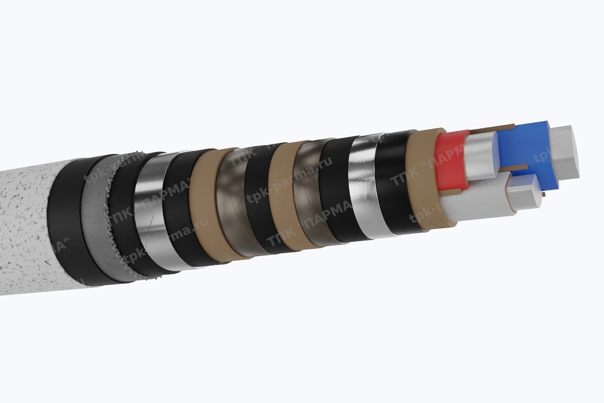 Фотография провода Кабель ЦАСБл 3х150 - 10кВ