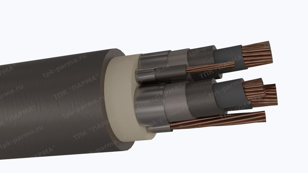 Фотография провода Кабель КГЭТ 3х70+1х16+1х10 - 6кВ