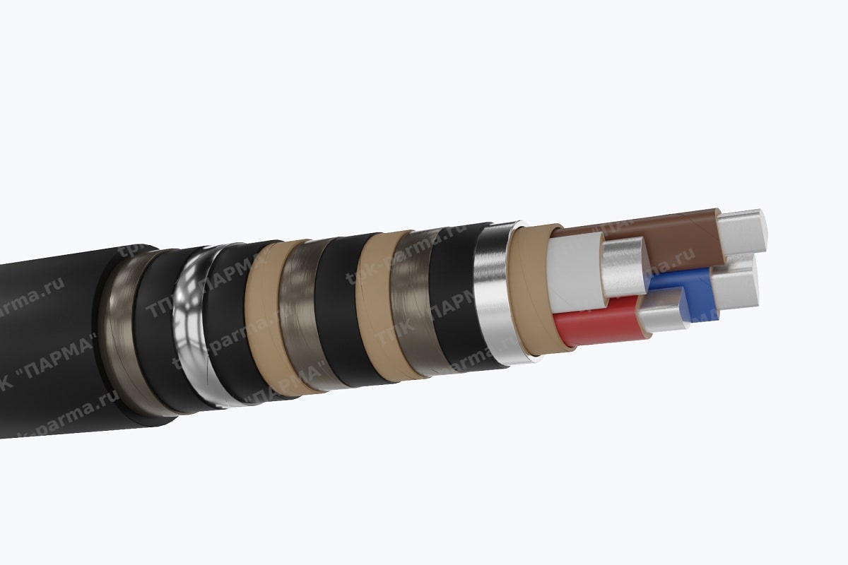 Фотография провода Кабель ААБ2лШв 4х25 - 1кВ