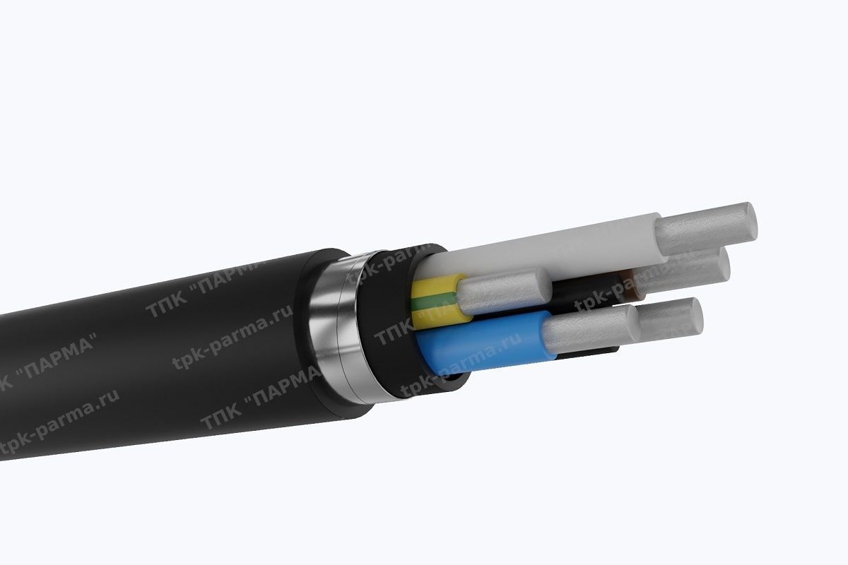 Фотография провода Кабель АПвБШв 5х4 - 1кВ
