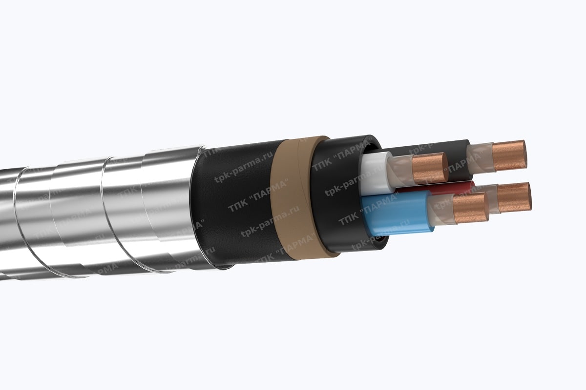 Фотография провода Кабель ВРБГ 3х185+1х95