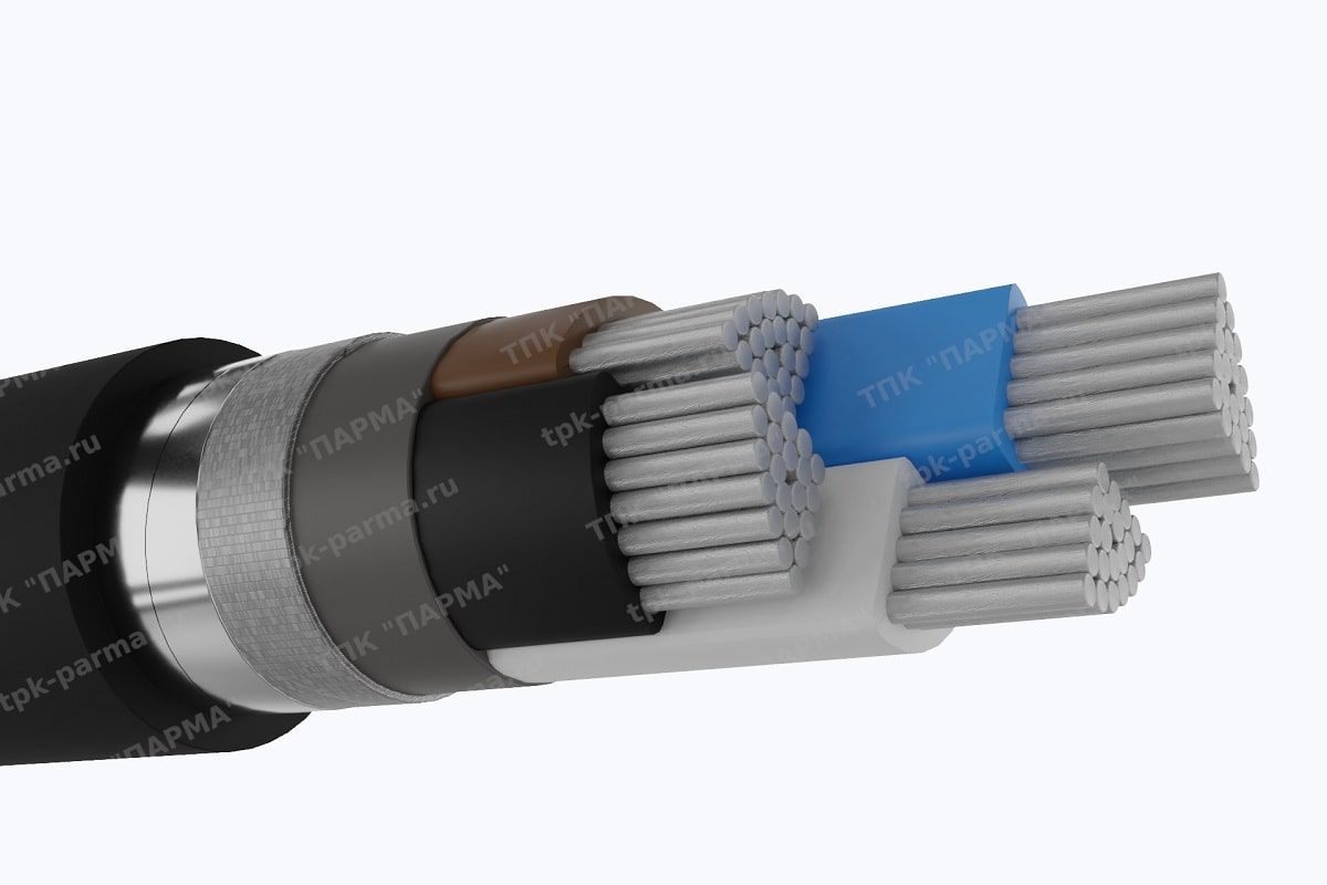 Фотография провода Кабель АПвБШвнг(A)-LS 3х300 - 1кВ