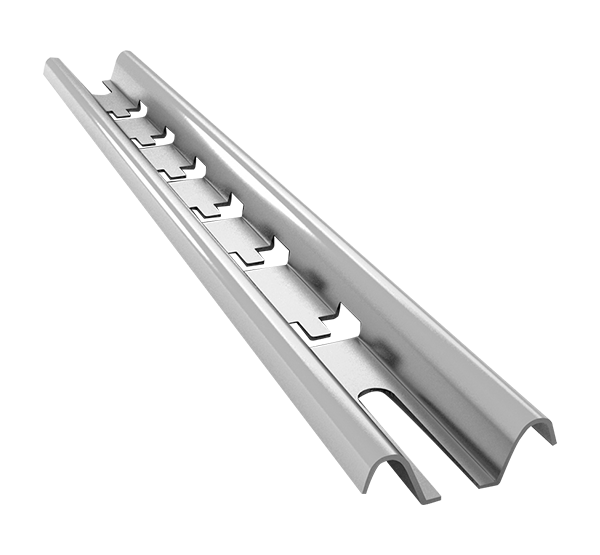 Омега подвес прямой безвинтовой OPBV600 INOX