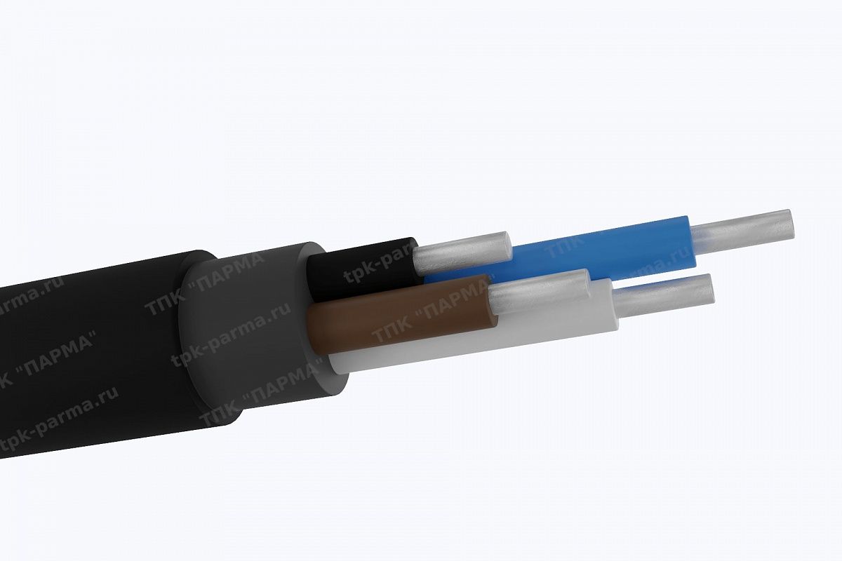 Фотография провода Кабель АВВГнг-LS 4х16+1х10