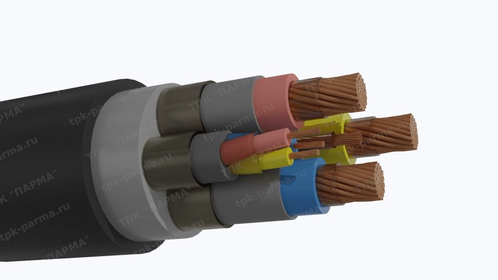 Фотография провода Кабель КГЭТШ 3х150+1х16+3х10