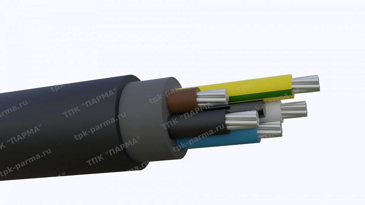 Фотография провода Кабель АПвВГнг(A) 5х2,5 - 1кВ